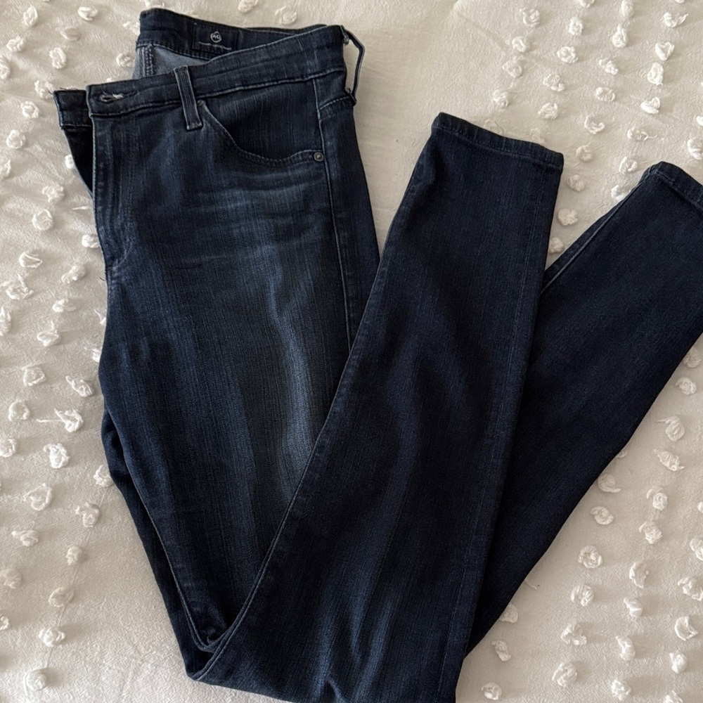 AG Farrah Dark Blue Denim Jeans